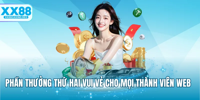 Phần thưởng thứ hai vui vẻ cho mọi thành viên web