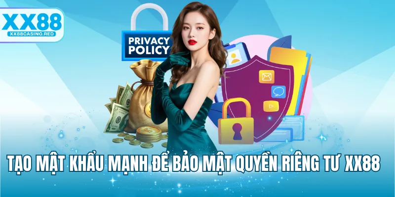 Tạo mật khẩu mạnh để bảo mật quyền riêng tư XX88